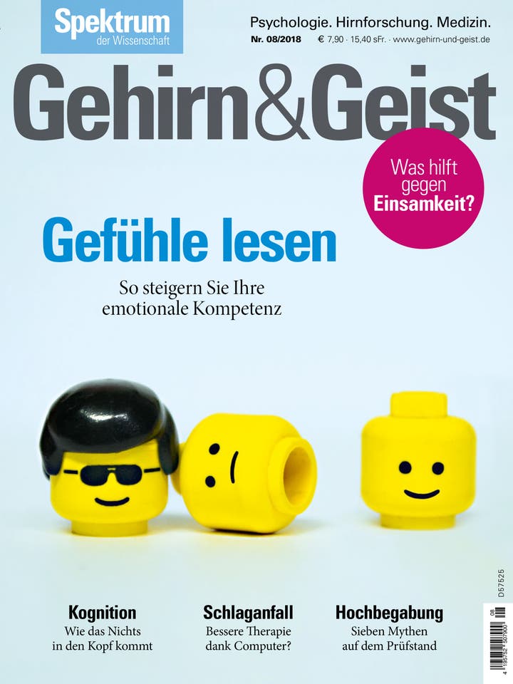 Gehirn&Geist – 8/2018 – Gefühle Lesen