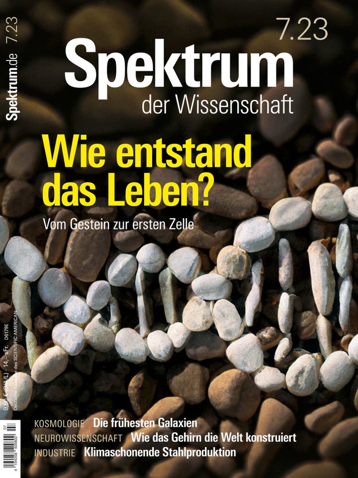 Spektrum der Wissenschaft – 7/2023 – Wie entstand das Leben?