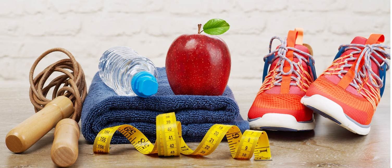 Verschiedene Sportutensilien Verschiedene Sportutensilien