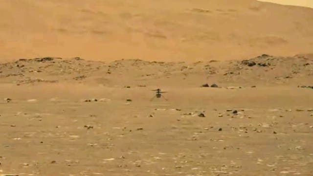 Ingenuity, aufgenommen vom Mars-Rover Perseverance