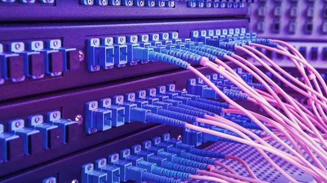 Glasfaserkabel für digitale Daten