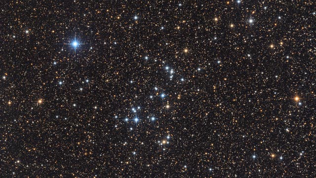 Der offene Sternhaufen NGC 6633 im Sternbild Schlagenträger