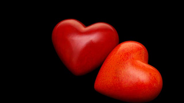 Rote Herzen