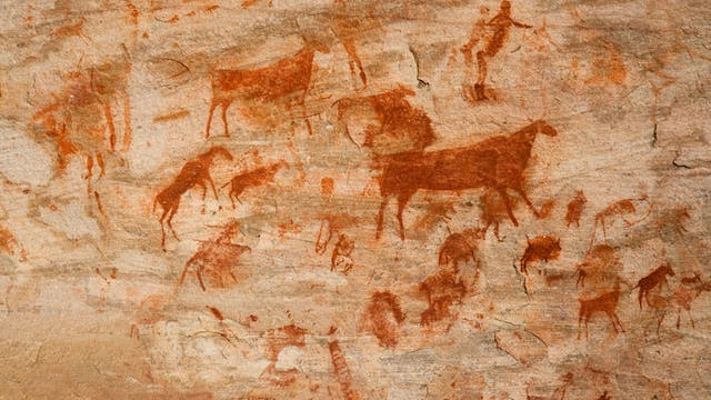 Höhlenmalereien in Südafrika