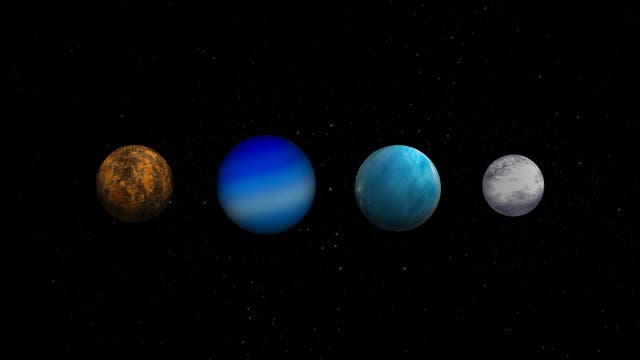 Planetentypen, die Cheops untersuchen soll