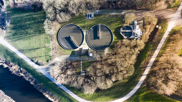 Eine Kläranlage in den Niederlanden.