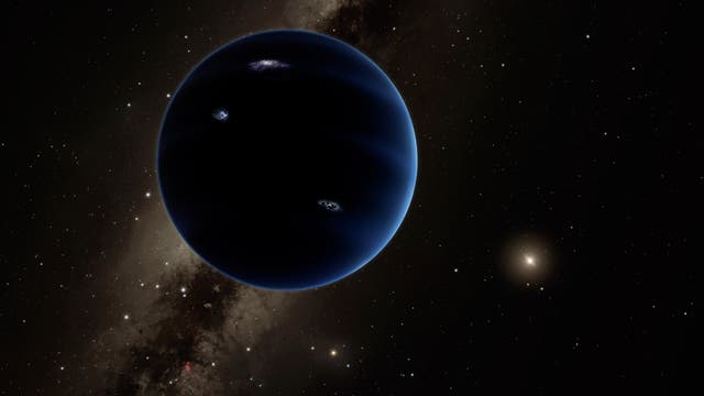 Planet X in einer künstlerischen Darstellung