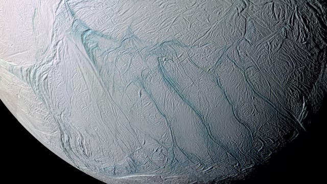 Tigerstreifen-Region auf Enceladus