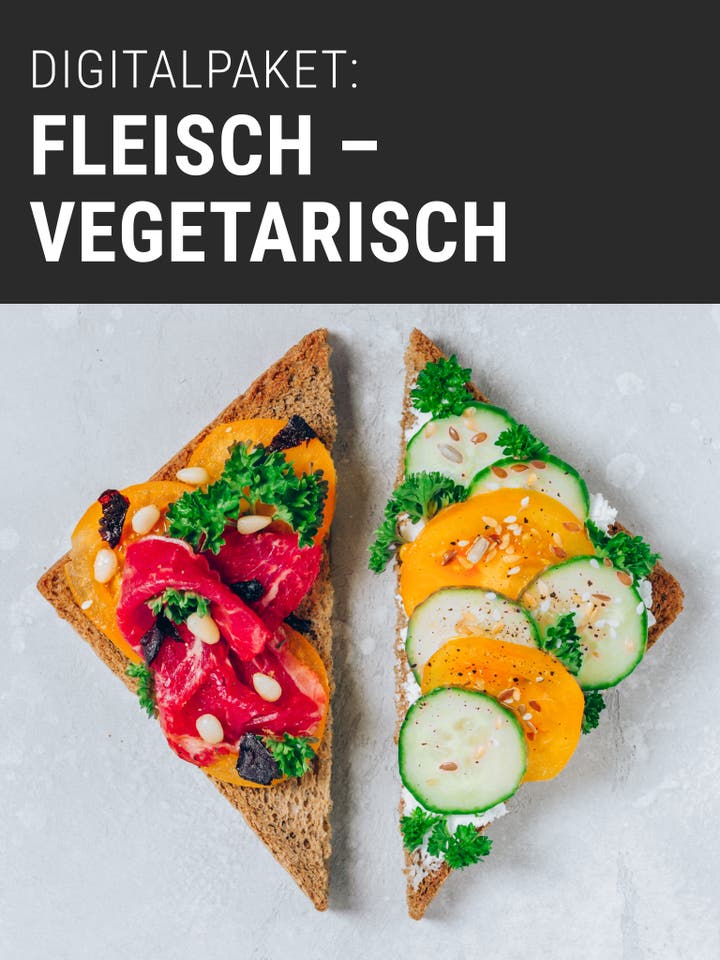  Digitalpaket: Fleisch – Vegetarisch
