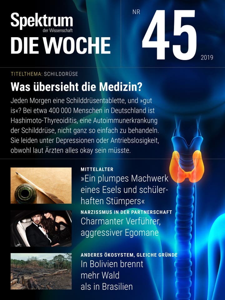 Spektrum – Die Woche – 45/2019 – Was übersieht die Medizin?