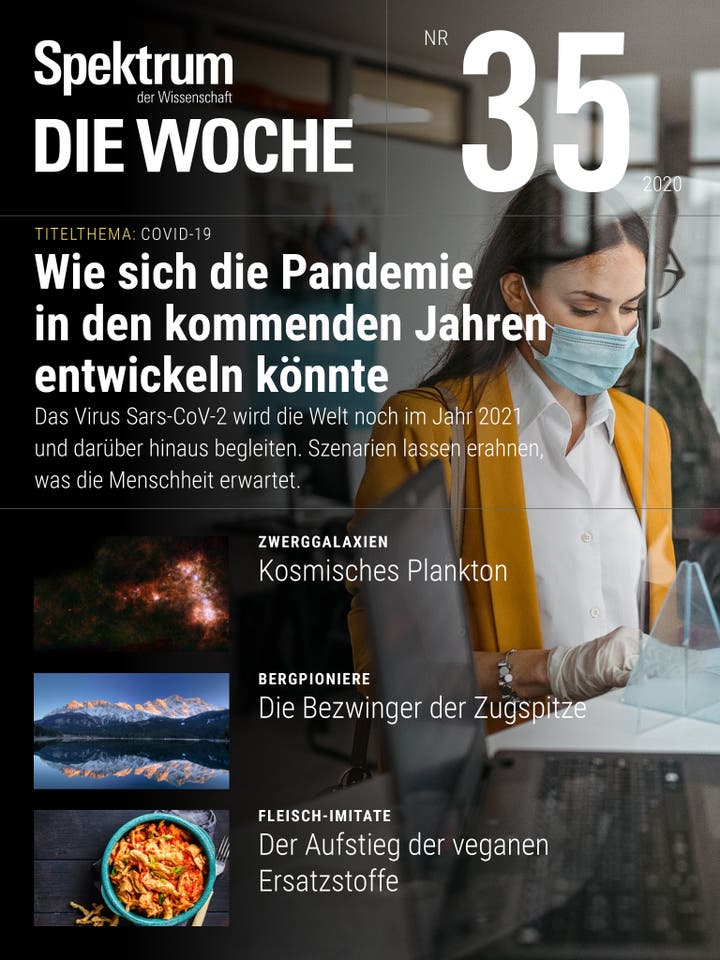 Spektrum – Die Woche – 35/2020 – Wie sich die Pandemie in den kommenden Jahren entwickeln könnte