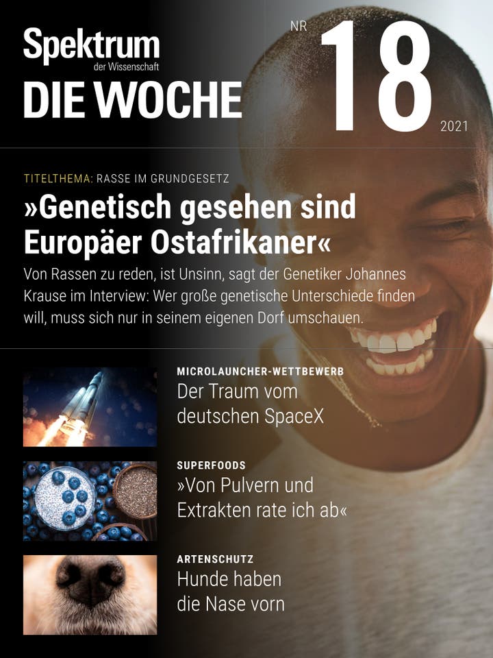 Spektrum – Die Woche – 18/2021 – »Genetisch gesehen sind Europäer Ostafrikaner«