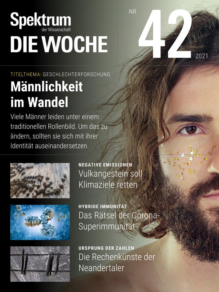 Spektrum - Die Woche - 42/2021 - Männlichkeit im Wandel