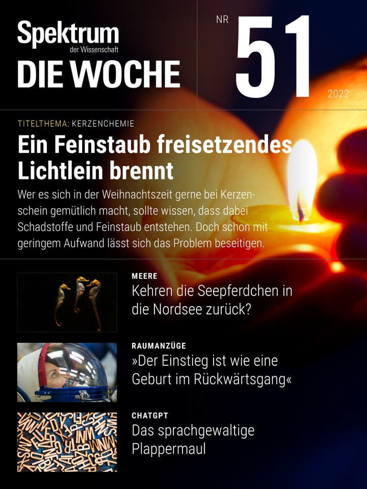Spektrum – Die Woche – 51/2022 – Kerzenchemie