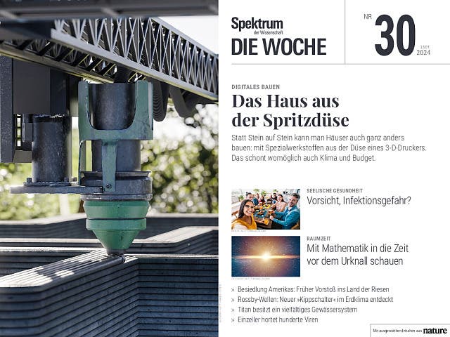  Das Haus aus der Spritzdüse