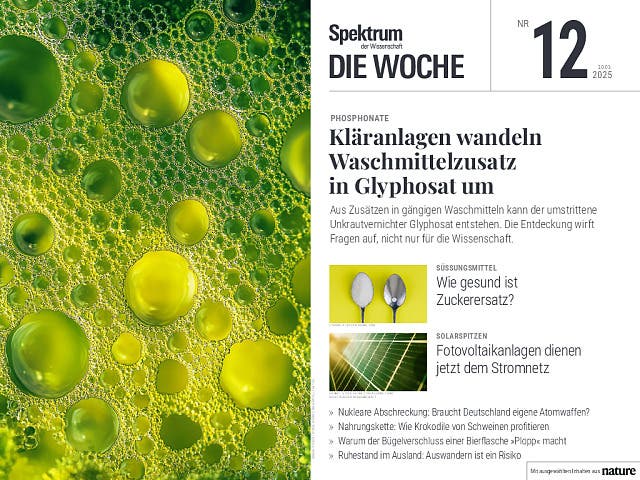  Kläranlagen wandeln Waschmittelzusatz in Glyphosat um
